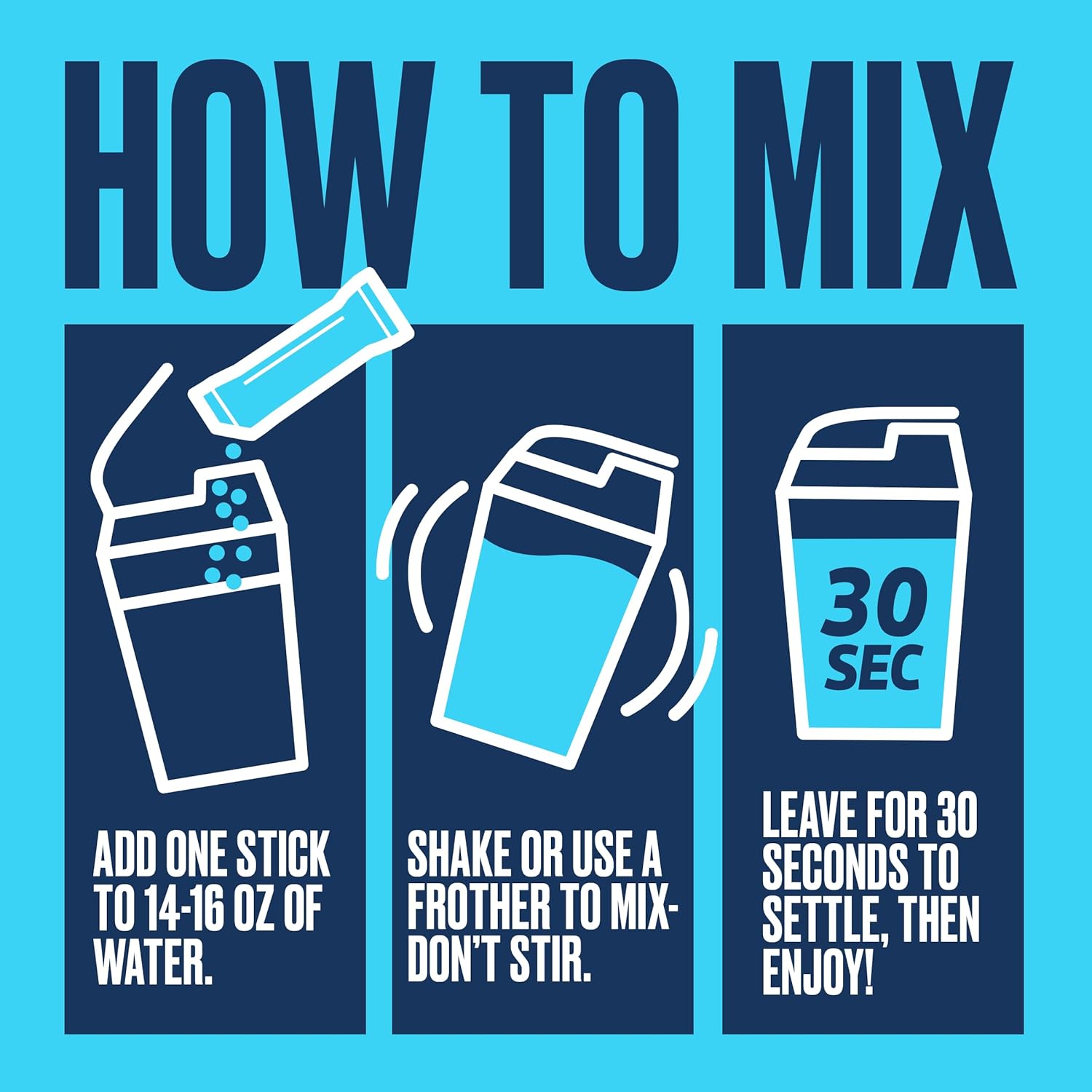 SEEQ Clear Protein Powder Packets Mixed Flavors