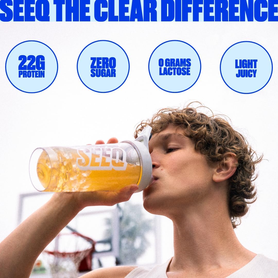 SEEQ Clear Protein Powder Packets Mixed Flavors